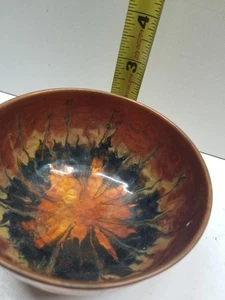 Ciotola da tavolo dall'aspetto antico, piccola, in rame martellato - Foto 1 di 4
