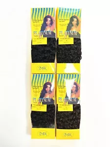 24K Collection 100% Human Hair Spin Jerry Water wave Curl 8'' - Picture 1 of 26