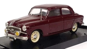 Brumm 1/43 Scale R307 - 1956 Fiat 1400B Polizia Stradale - Maroon - Picture 1 of 5