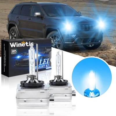 Xenon Ice Blue D1S HID Headlight High Low Beam Bulb Lamp for Jeep Grand Cherokee - Image 1 of 4