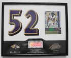 2002 Absolute Memorabilia RAY LEWIS Framed Plaque 52 Patch AUTO AUTOGRAPH /150