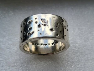 Twojeys men's Bold Bearing wide silver band ring. Size 20 / S. BNIB - Picture 1 of 12