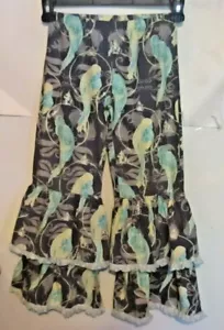 Ann Loren Girls Sadie Birds ruffle pants size 9 / 10 j55 - Picture 1 of 3