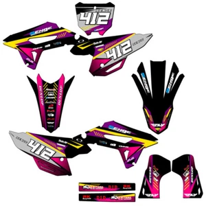 2023-2024 CRF 450 R-S SURGE Purple Senge Graphics Kit compatible con Honda - Imagen 1 de 10