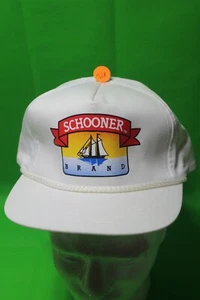Gorra de cerveza marca goleta sombrero vintage mariscos peces publicidad pesca - Imagen 1 de 3