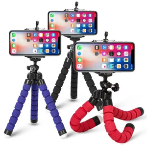 Octopus Tripod Stand Flexible Adjustable Phone Holder for iPhone Camera Bracket - Picture 1 of 25