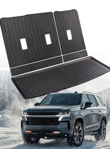 Cargo Mat & Backrest Liner for 2021-2024 Chevy Tahoe/GMC Yukon 2022-2024 - Picture 1 of 5