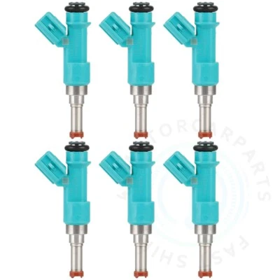 6 piezas inyectores de combustible para Toyota Highlander Sienna 2011-2016 3,5 L 842-12380 Foto 1 de 4