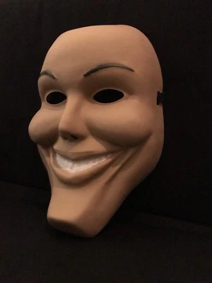 Máscara The Purge Anarchy máscara facial sorriso assustador fantasia de Halloween EUA VENDEDOR - Imagem 1 de 3