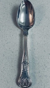 US NAVY OFFICERS MESS KINGS PATTERN DJ Japan Silver Plate Flatware Spoon NEW!! - Picture 1 of 19