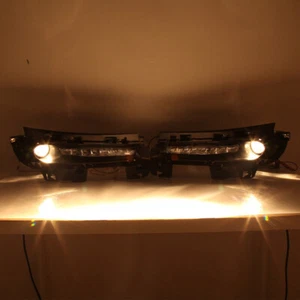 Pair For Jeep Grand Cherokee SRT8 2012-2016 LED DRL Daytime Running Fog Lights - Picture 1 of 23