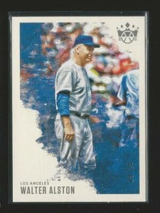 2020 Diamond Kings Walter Alston Dodgers #4 Gold Parallel Rare Short Print 09/25