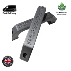 Silver Land Rover Defender Interior Handles x2 - 3D Printed Metal Look - Picture 1 of 9