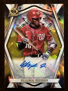 2022 Bowman Chrome Draft Elijah Green Invicta Auto Gold Atomic Refractor #04/50 - Foto 1 di 2