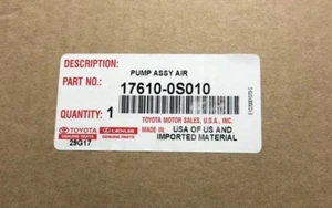 Genuine Tundra LX570 Land Cruiser V8 Smog Air Injection Pump 17610-0S010 OEM - Bild 1 von 14