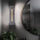Wandlampe Wandleuchte Wohnzimmerleuchte silber LED Touchdimmer Flurleuchte 30cm