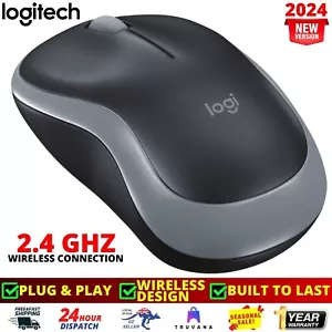 Logitech Wireless Mouse Advanced 2.4 GHZ Cordless USB Mouse for Laptop M185 NEW - Picture 1 of 12