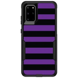 OtterBox Pendler für Galaxy S (Modell auswählen) schwarz & lila fette Streifen - Bild 1 von 13