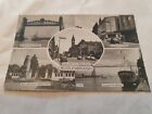 Middlesbrough 5 Views Real Photo Postcard. Unposted. Town Hall, Corporation Rd..