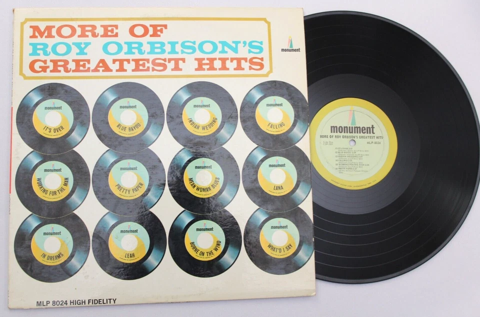 MORE OF ROY ORBISONS GREATEST HITS LP 12" RECORD (MLP-8024) - Image 1 of 2
