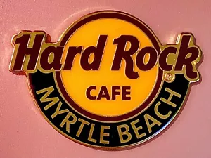 2023 HARD ROCK CAFE MYRTLE BEACH MAGNET CLASSIC LOGO V2 GRÖSSER TEXT - Bild 1 von 2