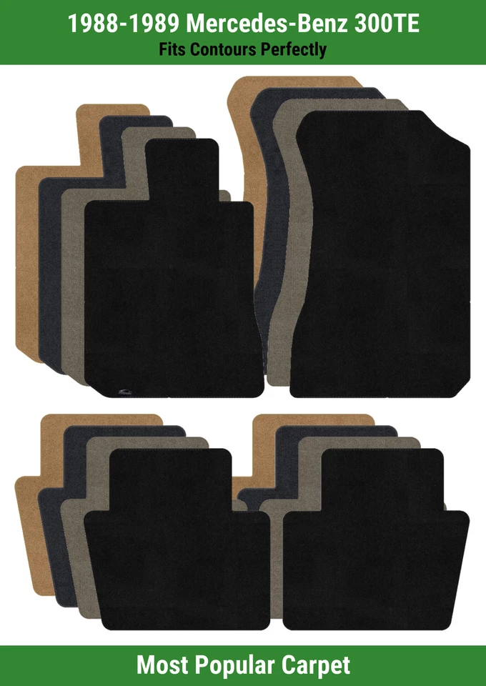 Alfombrillas Lloyd Ultimat fila delantera y trasera para Mercedes-Benz 300TE 1988-1989  Foto 1 de 4