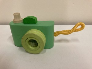 wooden camera baby toy