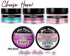Mia Secret Acrylic Powder - Clear/PINK/NATURAL PINK /White /Frosted Pink 0.5 oz
