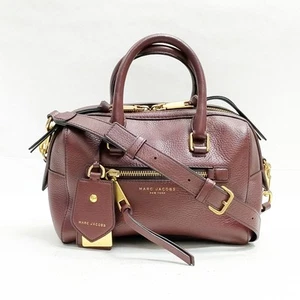MARC JACOBS Hand Bag Bordeaux Leather 3967149 - Picture 1 of 11