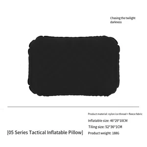 Neck Support Pillow Inflatable Camping Pillow Adjustable Height Foldable Design - Picture 1 of 14