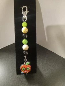 Teacher Apple Keychain, Bag Charm - Picture 1 of 8