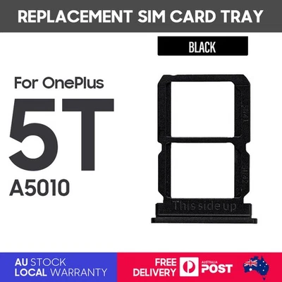 Лоток для SIM-карт OnePlus 5T черный - Изображение 1 из 2