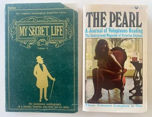 THE PEARL + MY SECRET LIFE : Victorian England Erotica : Black Cat + Pendulum - Imagen 1 de 4
