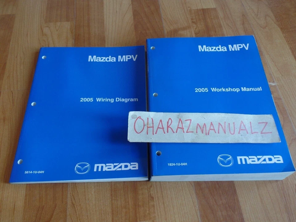MAZDA MPV 2005 servicio y diagramas de cableado manuales OEM Foto 1 de 1