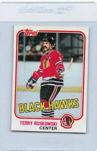 1981/82 Topps #W74 Terry Ruskowski Blackhawks NM *103 - Picture 1 of 1