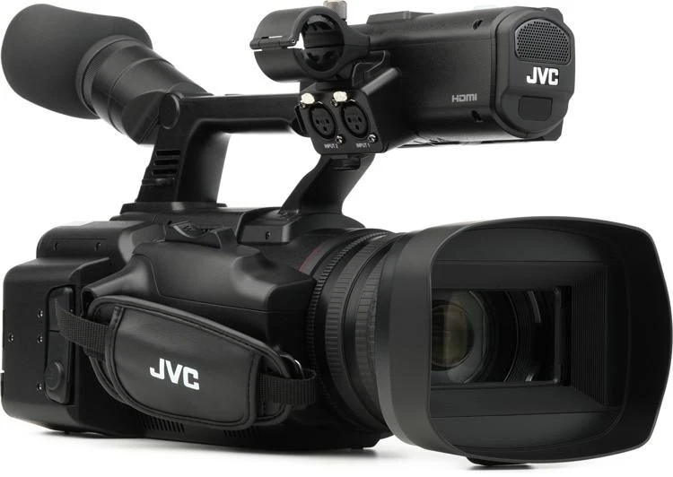 JVC GY-HM200U 4k professional camcorder + mic + bonus items - Image 1 of 1