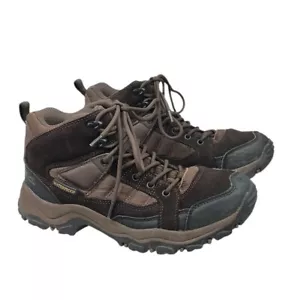 Nord Trail Mens Boots Waterproof Size 9 M Hiking Suede Leather Lace Up - Picture 1 of 12