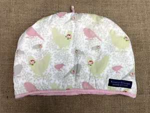VINTAGE KIRSTIE ALLSOPP HOME LIVING TEE GEMÜTLICH - KÜCHENZUBEHÖR ROSA VÖGEL - Bild 1 von 6