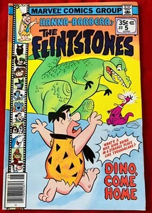 Vintage Marvel Comics Hanna-Barbera's THE FLINTSTONES #5 Comic Book June 1978 - Imagen 1 de 5
