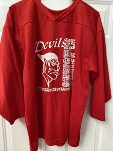 CCM Devils Glaciers Red Hockey Jersey - #5 Turetsky - Size M - Picture 1 of 3