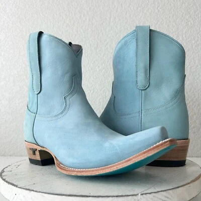 Lane EMMA JANE 女式牛仔靴 8.5 西蓝色女牛仔短靴 — 第 1/4 张图片