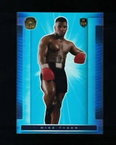 MIKE TYSON BLUE Refractor 2021 Super Glow #2 1st Ever - Picture 1 of 1