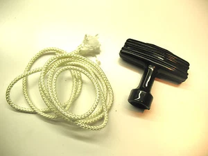 NEW 97-02 POLARIS SCRAMBLER 500 PULL STARTER START RECOIL ROPE AND HANDLE - Picture 1 of 1