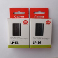 2x LP-E6 Original Battery Canon EOS 5D 6D 7D 60D 60Da Mark II III Camera Grip