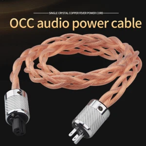 5N OCC Kristall Kupfer Stromkabel Endstufe Decoder High-Power Audiokabel - Bild 1 von 8