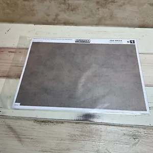 Superquick Building Paper, OO/HO, #D1 Red Brick , 6x Sheets - Foto 1 di 3
