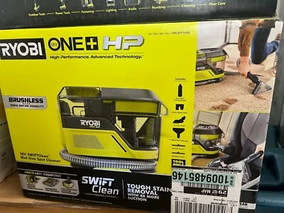 RYOBI ONE+ HP 18V Cordless SWIFTClean Mid Size Spot and Carpet Cleaner Tool Only - Image 1 of 2