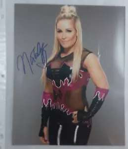 NATALYA NEIDHART SIGNED 8X10 COPY PHOTO, WWE, NXT, DIVA, HART FOUNDATION - Picture 1 of 4