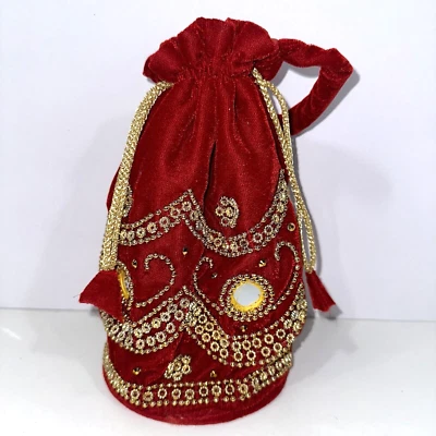 Bolso Polcha Rojo Sathi Sanghi Foto 1 de 4