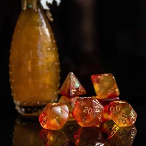 Elixir of Vitality Acrylic Dice Set Brand New by Misty Mountain Gaming - Picture 1 of 7
